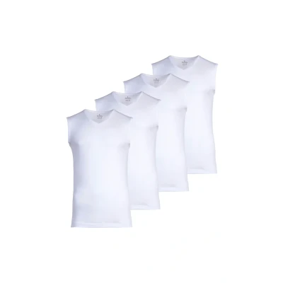Afbeelding van Ragman 4ER PACK Hemd, Heren, Maat: XXL, Weiß