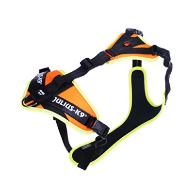 Afbeelding van Mantrailing Harness, Size: L XL, UV Orange with Neon Edge