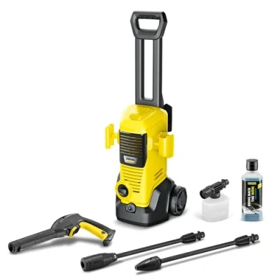 Afbeelding van Kärcher hogedrukreiniger K 3 FJ, druk: max. 120 bar, wateropbrengst: 380 l/u, oppervlakte: 25 m²/u, waterfilter, gewicht: 4,3 kg, hogedrukpistool, vuilfrees, Vario Power spuitlans, schuimlans
