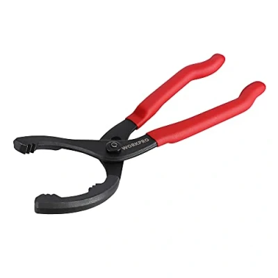 Afbeelding van WORKPRO 30,5 cm verstelbare oliefiltertang, moersleutel verstelbaar oliefilter verwijderingsgereedschap, ideaal voor motorfilters, leidingen en fittingen, W114083A