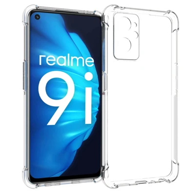 Afbeelding van Realme 9i Hoesje Siliconen en TPU (zacht) Accezz Softcase/Backcover Transparant Telefoonhoesje