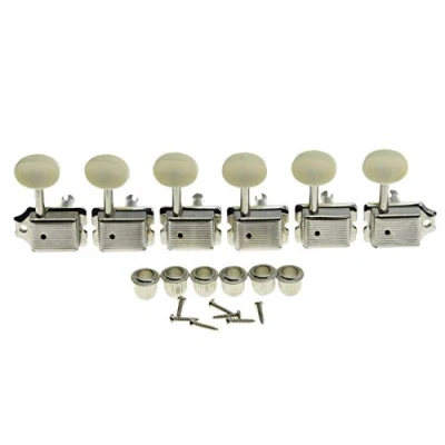 Afbeelding van KAISH Nikkel w/Aged White Split Vintage Gitaar Tuning Keys Tuners voor Strat/Tele Korea Gemaakt
