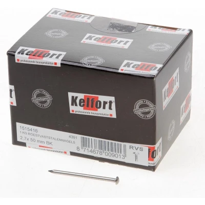 Afbeelding van Kelfort draadnagel bombe kop RVS 2.7 x 50mm 1kg