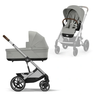 Afbeelding van Cybex Frame + WW Balios S Lux Stone Grey/Mid Grey