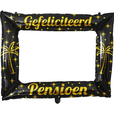 Afbeelding van Photo Frame Gefeliciteerd Pensioen Classy 66x85cm per set