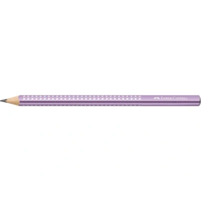 Afbeelding van 12x Potlood Faber Castell Jumbo grip Sparkle violet metallic
