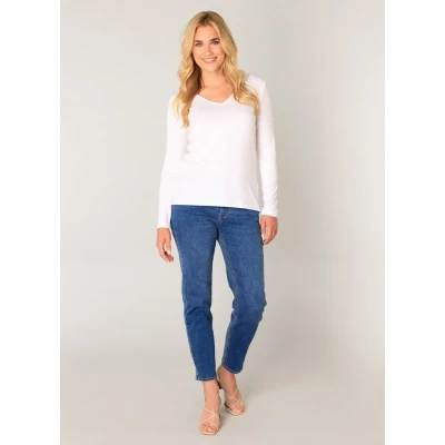 Afbeelding van Base Level longsleeve Yare wit