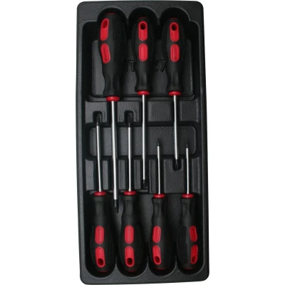 Afbeelding van Benson Gevulde Gereedschapswagen Tray Schroevendraaiers Torx 7 Delig