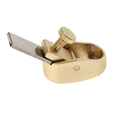 Afbeelding van Houtschaafmachine Hand Tool Duim Vliegtuig Mini Hout Trimmen voor Houtbewerking Oppervlak Smoothing Edge (XS, Gouden)