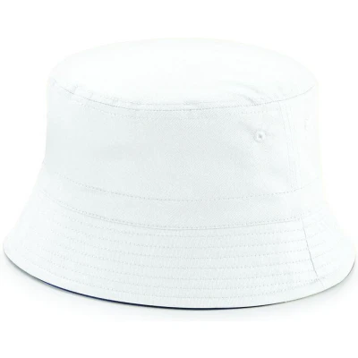 Afbeelding van Reversible Bucket Hat Donker Blauw en Wit maat S/M