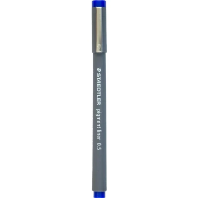 Afbeelding van Staedtler Pigment liner 05 mm Blauw