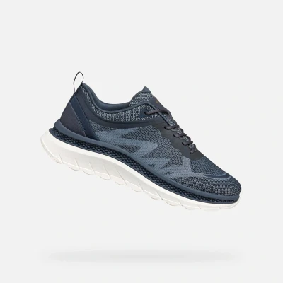 Afbeelding van GEOX SPHERICA ACTIF X HEREN Sneakers MARINEBLAUW/DONKER DUIFBLAUW Maat 45