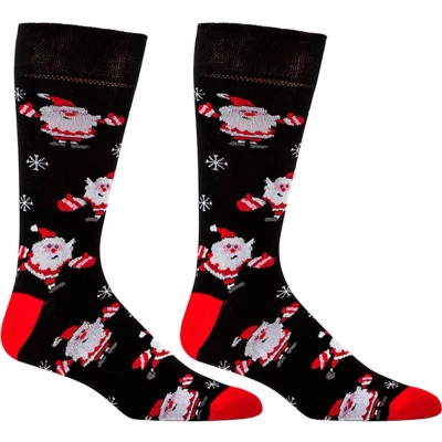 Afbeelding van Kerstsokken Kerstman print 2 paar 36 41