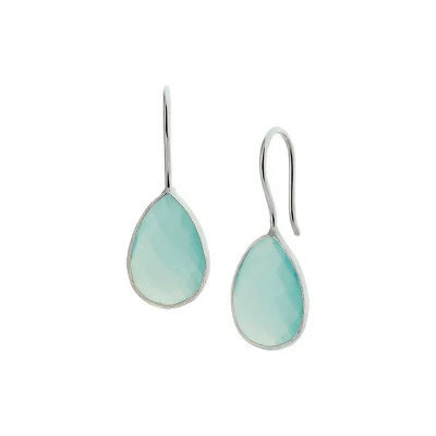 Afbeelding van Zilveren Oorhangers chalcedoon Franse haak 1019931