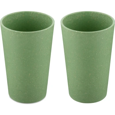 Afbeelding van Koziol Bekers Connect Groen 350 ml 2 Stuks