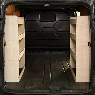 Afbeelding van VANIFY Gemaakt voor de FORD TRANSIT CUSTOM L2 (LWB) 2012+ bedrijfswageninrichting bestelbus stellingkast, Dubbele bestelwagenrekken