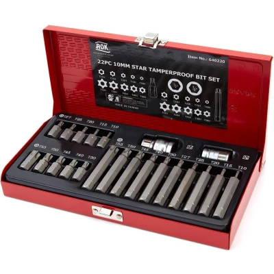 Afbeelding van AOK 22 Delige Slagvaste Professionele Torx Bitset