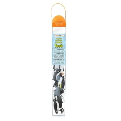 Afbeelding van Safari Speelset Penguins Toob Junior Zwart/wit 10 delig