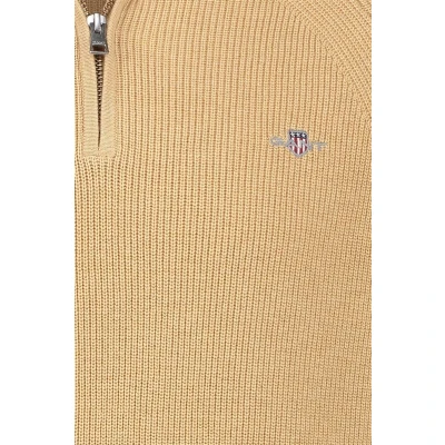 Afbeelding van GANT Trui, Heren, Maat: 4XL, Khaki mel