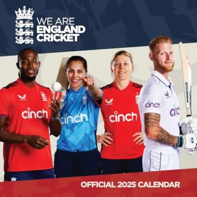 Afbeelding van Cricket England 2025 Wandkalender: Original Danilo Kalender [Mehrsprachig] [Kalender]