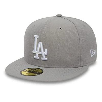 Afbeelding van New Era Los Angeles Dodgers Cap Mlb Basic Grey/White 7 1/4 58cm