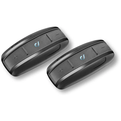 Afbeelding van Interphone Shape Bluetooth communicatie systeem Double Pack, zwart