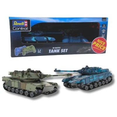 Afbeelding van 1:52 Revell 24438 RC Battle Set Battlefield Tanks Model Kant en Klaar