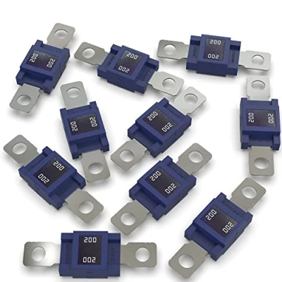 Afbeelding van Auprotec Mega Krachtstroomzekering, schroefzekering, 80 A 500 A, 200 blauw, 10 stuks
