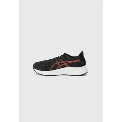 Afbeelding van Asics Patriot 13 Unisex Hardloopschoenen voor op de weg kinderen, Maat: 39.5, Black/flash red Textiel/ synthetisch