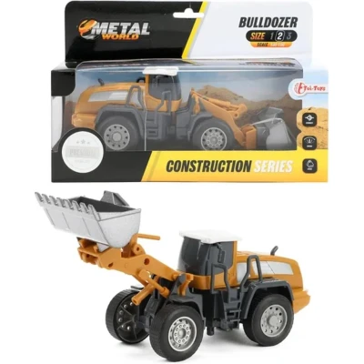 Afbeelding van Toi Toys METAL Bouwvoertuig wiellader 1:55
