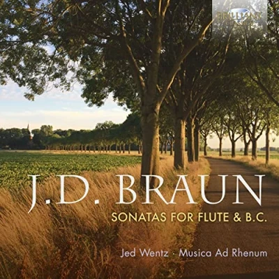 Afbeelding van Musica Ad Rhenum, Jed Wentz J. D. Braun: Sonatas For Traverso Flute &amp; B.C. (4 CD)