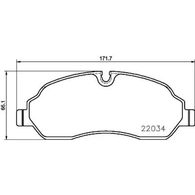 Afbeelding van Brembo Remblokset P 24 171