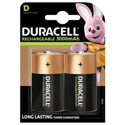 Afbeelding van Oplaadbare D batterij Duracell