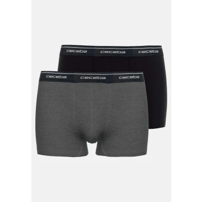 Afbeelding van CECEBA 2P boxers zwart &amp; grijs 4XL
