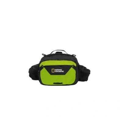 Afbeelding van National Geographic Destination Heuptas, Maat: One Size, Lime green
