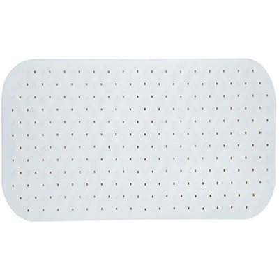 Afbeelding van MSV Douche/bad anti slip mat badkamer rubber wit 36 x 65 cm
