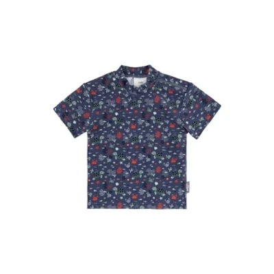 Afbeelding van Sterntaler Zwemshirt met korte mouwen onder water blauw
