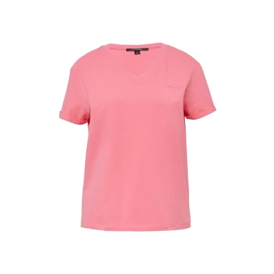 Afbeelding van comma Tshirt basic, Dames, Maat: 34, Rosa