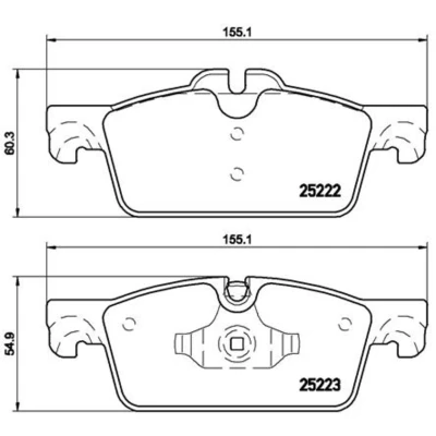 Afbeelding van Brembo Remblokset P 61 112