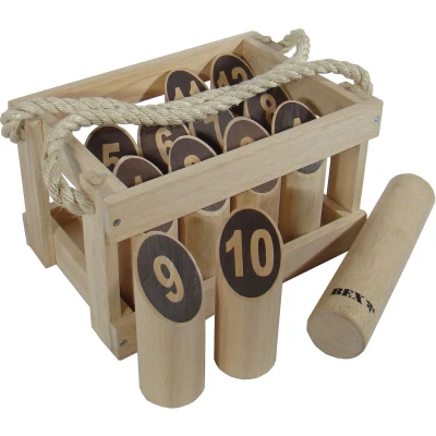 Afbeelding van Bex Number Kubb Original In Houten Kist Rubberhout