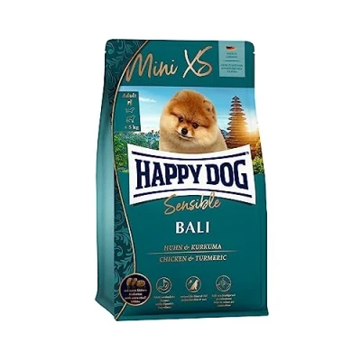 Afbeelding van Happy Dog Bali Kip en Kurkuma Minibrokken 300gr