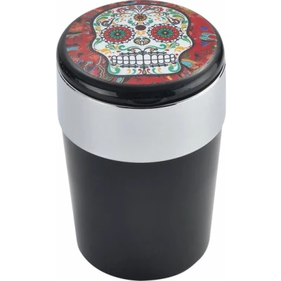 Afbeelding van Auto Asbak Calavera Mix 1 Ledverlichting