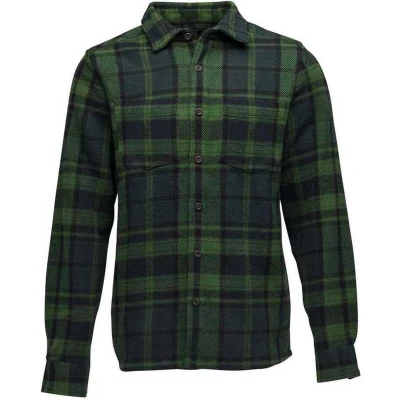 Afbeelding van Black Diamond Project Heavy Flannel Shirt Met Lange Mouwen Groen L Man