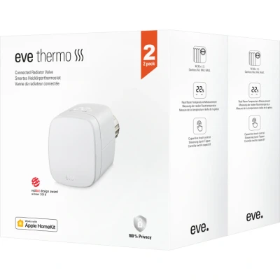Afbeelding van eve Thermo 2 pack Smart Radiator Valve verwarmingsregeling BLE, Thread