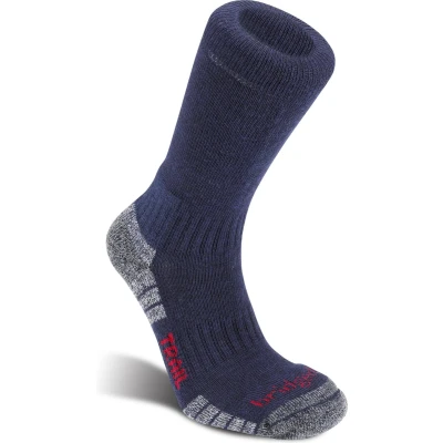 Afbeelding van Sok Bridgedale Unisex Hike Lightweight Merino Performance Navy Grey Schoenmaat 36 39