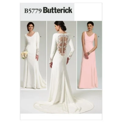 Afbeelding van Butterick BTK 5779 AX5 (4 6 8 10 12) B5779 naaipatroon om te naaien, elegant, extravagant, modieus