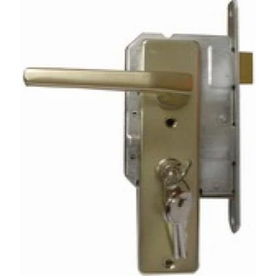 Afbeelding van Intergard Insteekslot deurslot poortslot met profielcilinder voor oa. poortframe of tuinpoort
