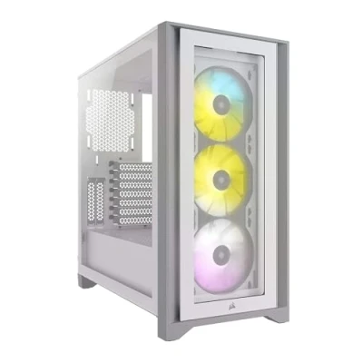 Afbeelding van Corsair Case iCUE 4000X RGB Tempered Glass White