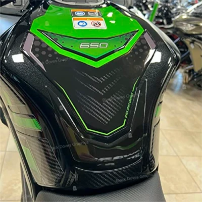 Afbeelding van 3D harsbeschermingsstickers compatibel met KAWASAKI Versys 650 2022 (tankbescherming)