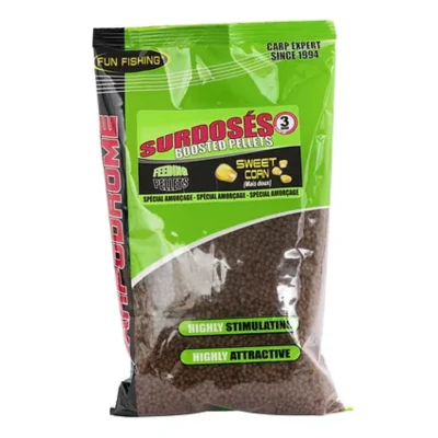 Afbeelding van Fun Fishing Surdosés Boosted Pellets 3mm 700g Smaak : Sweet Corn